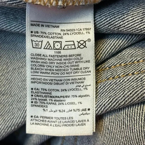 Old Navy Women’s Extra High Rise Sky High Wide Leg Baggy Casual Jeans 20 - Picture 5 of 5